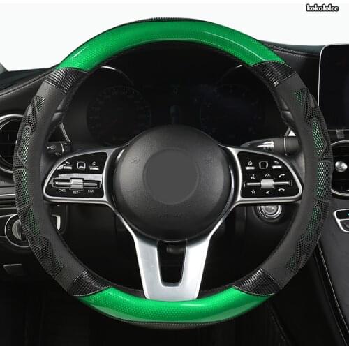Kokololee Microfiber Leather Car Steering Wheel Cover For Jeep Renegade Wrangler jk tj Grand Cherokee Compass Patriot