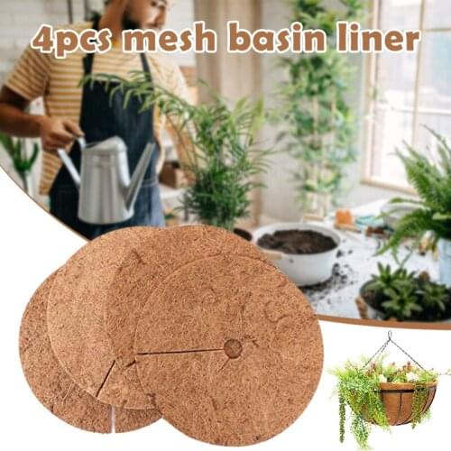 Flowerpot Mat Anti-Growth Grass Potted Ring Tree Protection Mat Coconut Flat Mat Ground Mat Gardening GQ