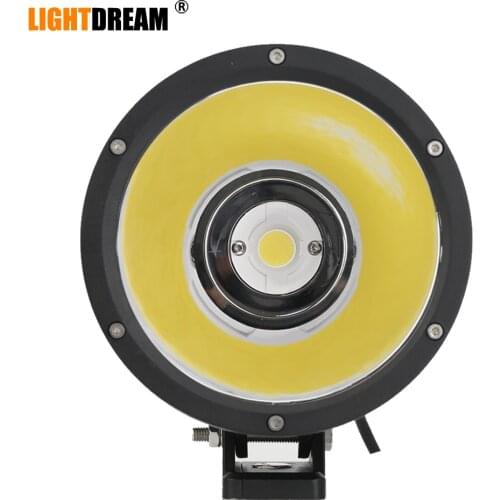 50W 6.7" inch Round Led Spot Driving Light Work Lamp Offroad Truck Motorcycle Marine Boat Auto Car Styling Spotlights