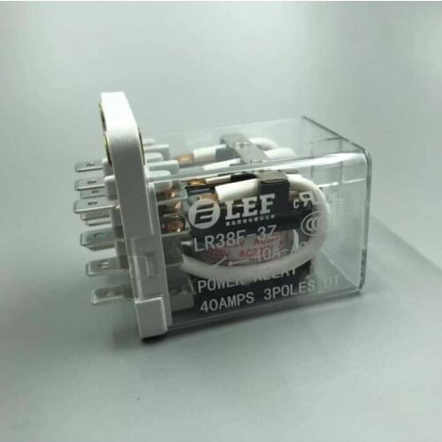 LR38F-3Z DC24V AC220V 40A High power Intermediate relays