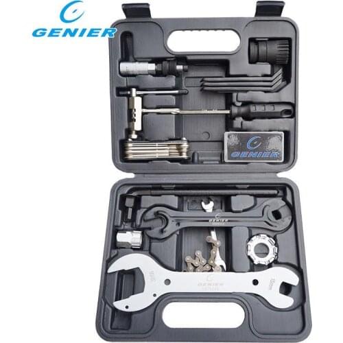 GENIER B9936000 Bike Tool Set 18Pcs bike tool