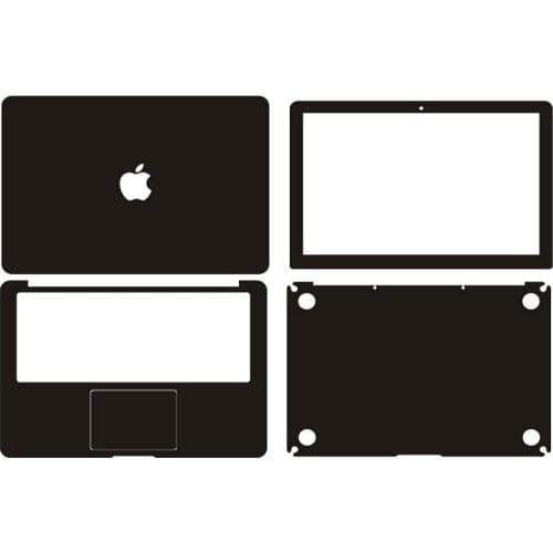 KH Carbon fiber Laptop Sticker Skin Decal Cover Protector for Apple MacBook Air A1466 A1369 2010-2013 13.3"