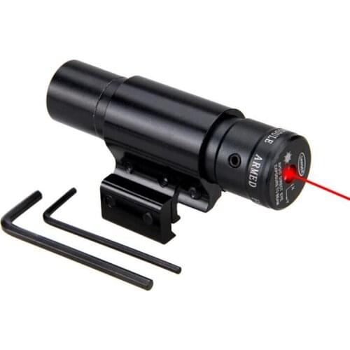 2pcs Red Light Manual Self-Locking Infrared Laser Sight Red Dot Sight Mini Pointing Instrument Laser