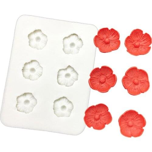 Cherry Blossoms Sakura Silicone Sugarcraft Mold Cupcake Chocolate Baking Mold Fondant Cake Decorating Tools
