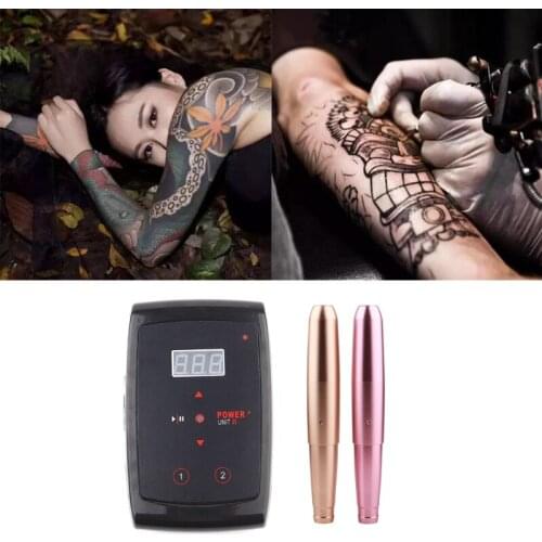 US/UK/EU/AU Plug Professional Permanent Makeup Machine Kit Eyebrow Tattoo Machine Eyebrow Tattooing Pencil for Microblading Tool