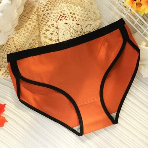 Women Underwear Pure Cotton Panties Breathable Comfortable Briefs Mid-waist Graphene Antibacterial Sports Student Style
