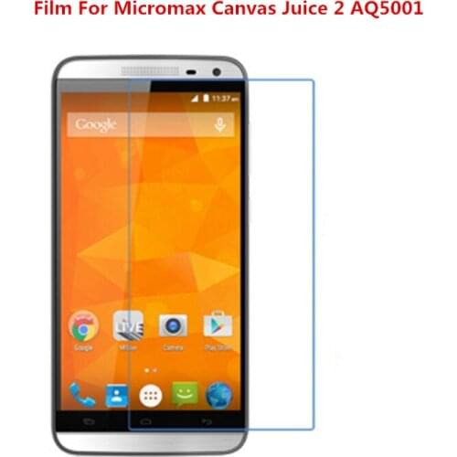 1/2/5/10 Pcs Ultra Thin Clear HD LCD Screen Protector Film With Cleaning Cloth Film For Micromax Canvas Juice 2 AQ5001