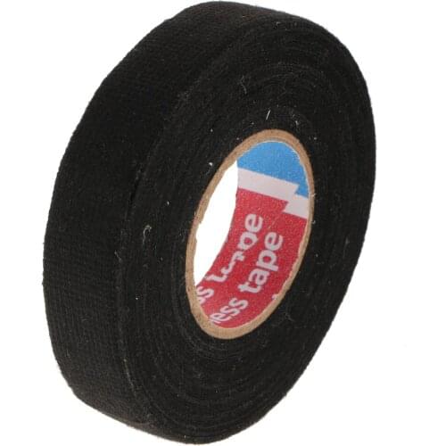 2 Rolls Car Auto Interior Wire Loom Harness Tape 19 mm X 15 Meters, High Temperature Resistance -40°C~150°C