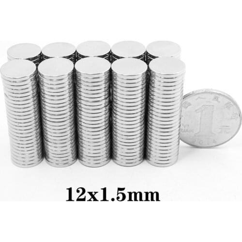 20~400PCS 12mm X 1.5mm N35 Mini Super Rare 12x1.5 Earth Permanet Magnets Small Round Neodymium Magnet Strong Magnetic 12*1.5