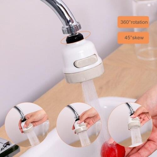 Water Saving Faucet Adapter Sink Faucet Head Flexible Faucet Aerator Nozzle Sprayer Kitchen Accessories Faucet Extender Bubbler