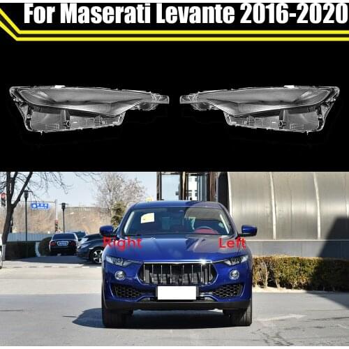 For Maserati Levante 2016 2017 2018 2019 2020 Car Front Headlight Cover Lampshade Shell Headlamp Caps Lamp Lens Glass Case