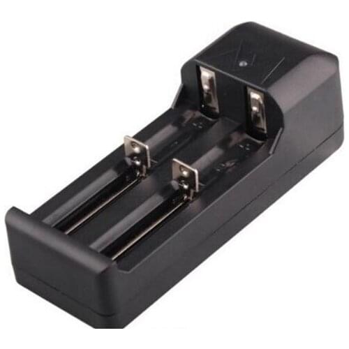 DHL free,18650 18350 Charger Dual Slots Universal Charger for Rechargeable Li-ion 18650 18350 18500 16340 Batteries(yiquan)