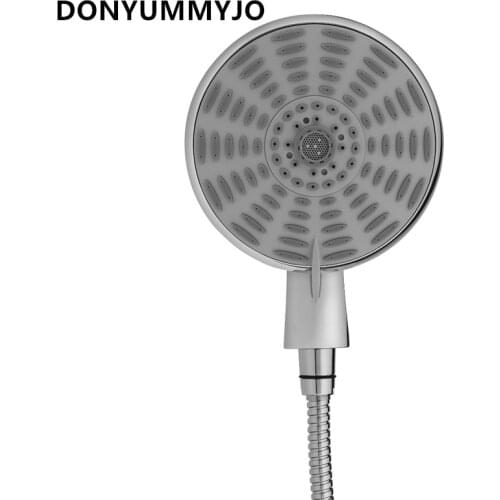 DONYUMMYJO 1pc High Quality Pressurized Water Saving Large Panel 6 Inch 8 Function Handheld Shower Head Bathroom Sprayer
