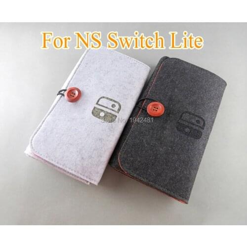 20pcs Felt Storage Bag Protective Case Shock Proof Support 4 memory cards Carrying for Nintend Switch Lite