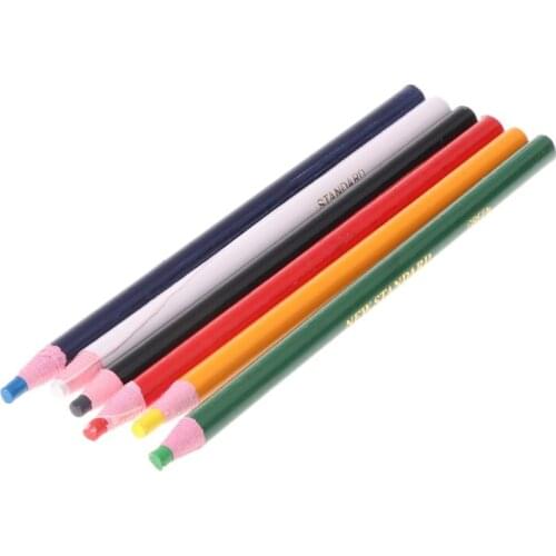 6 Colors Markers For Metal Glass Fabric China Graph Peel Off Grease Wax Pencil
