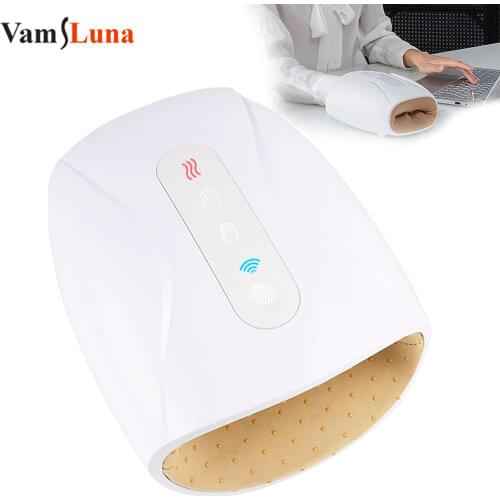 Cordless Hand Massager 3 Level Intensity Compression Palm Finger Shiatsu Pressure Massager Arthritis Finger Numbness Pain Relief