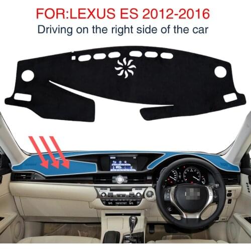 SMABEE Dash Mat for LEXUS ES 2012-2016 ES200/ES260/ES300/ES350/250 Anti-Slip Dashmat Carpet Car Dashboard Cover Non-slip Pad
