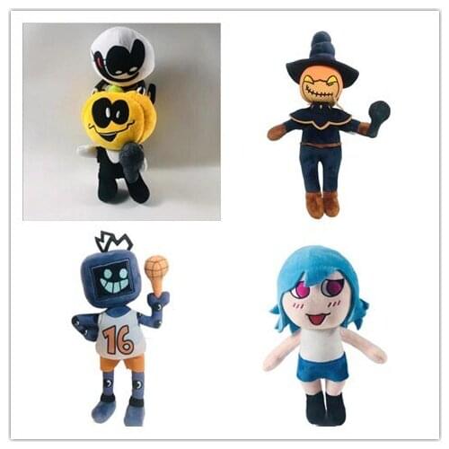New Friday Night Funkin Plush Toy Game Halloween Spooky Month Skid and Pump Stuffed Soft Toy Christmas Gift For Kids