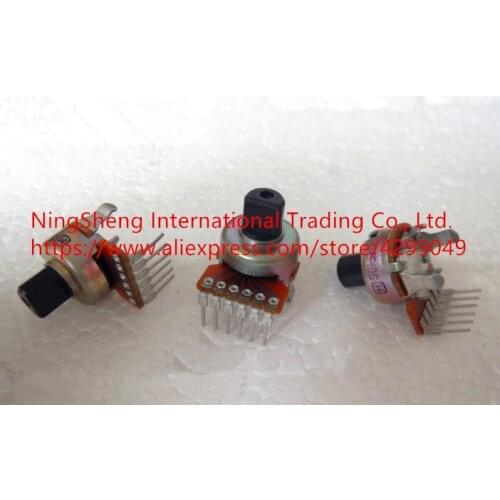 Original new 100% EVJE0AF15D54 121 Type D50K 50KD 50K double potentiometer handle long 6MM half handle (SWITCH)