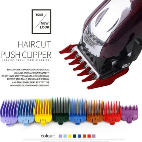 3/10PCS Professional Cutting Guide Comb Hair Clipper Limit Comb Colorful Hair Trimmer Shaver 1.5mm 3mm Hairdressing Tool