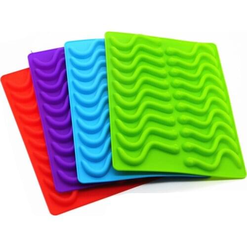 Wave Shaped Silicone Mold DIY Chocolate Sugar Candy Jelly Molds Fondant Cake Craft Decorating Tools 2019 New Arrivals
