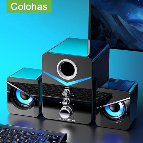 Home Theater System PC Bass Smart Subwoofer Bluetooth-compatible Speaker Portable Computer Speakers Music Boombox For Desktop