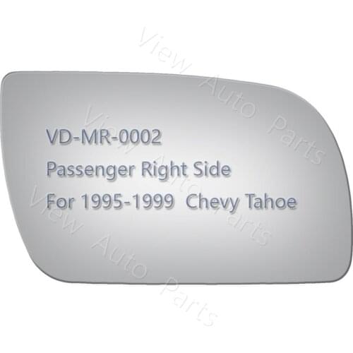 Right Rearview Mirror Glass for 1995 1996 1997 1998 1999 GMC Chevy Tahoe Not Including Backing Plate And Non Towing