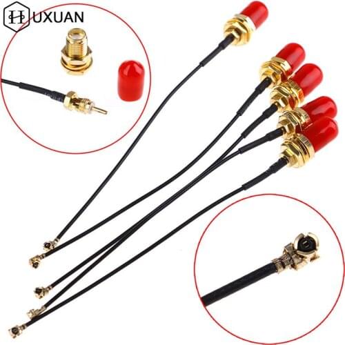 5pcs/lot 10cm SMA Extension Cable Straight Jack to uFL/u.FL/IPX/IPEX Female Connector Pigtail Antenna RF Pigtail Cable