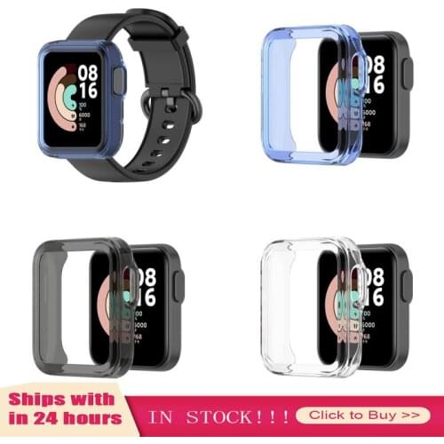 Screen Protector Case For Xiaomi Mi Watch Smart Band All-Around Ultra Slim Soft TPU Watch Cover Protective Bumper Shell