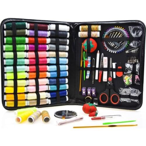 183pcs/set Multi-function Portable Home Travel Sewing Box Kitting Needles Kits Embroidery Sewing Accessories Tool Combination