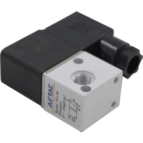 3V1-06 12V DC 3 Port 2 Pos 1/8" BSP Normally Closed Pneumatic Solenoid Air Valve