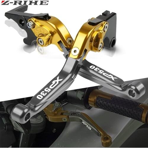 Motorcycle Accessories Aluminum Adjustable Folding Extendable Brake Clutch Levers For YAMAHA XP530 XP 530 2012 2013 2014-2016