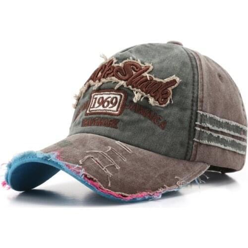 Retro Denim Cotton Visors Baseball Caps for Men Women Casual Wild Letter Embroidery Hats Adjustable Visera Mujer