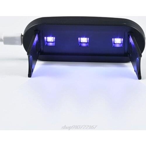 2Pcs 6W Portable Mini Mouse UV Dryer LED UV Resin Curing Lamp Nail Art UV Dryer USB Charge Jewerly O27 20 Dropshipping