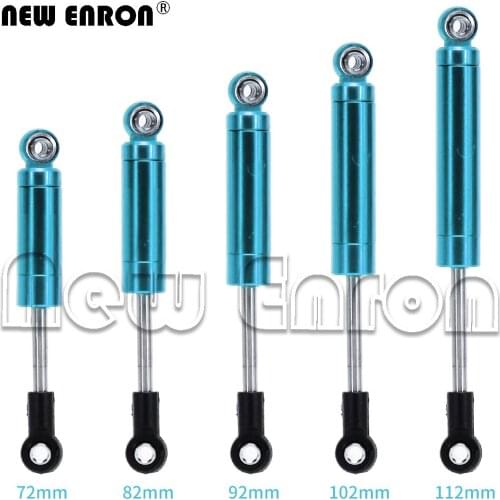 NEW ENRON Blue Aluminum Int Shock Absorber Damper 72-112MM 2PCS 1/10 Crawlers and Trucks Axial CC01 SCX10 1:10