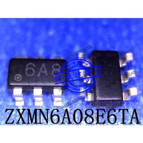 New Original ZXMN6A08E6TA Printing 6A8 60V/2.8A SOT23-6