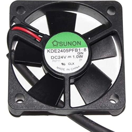 New SUNON standard 50*50*10mm 24V 1.0W KDE2405PFB1-8 5000 RPM Ball Bearing Axial inverter fan