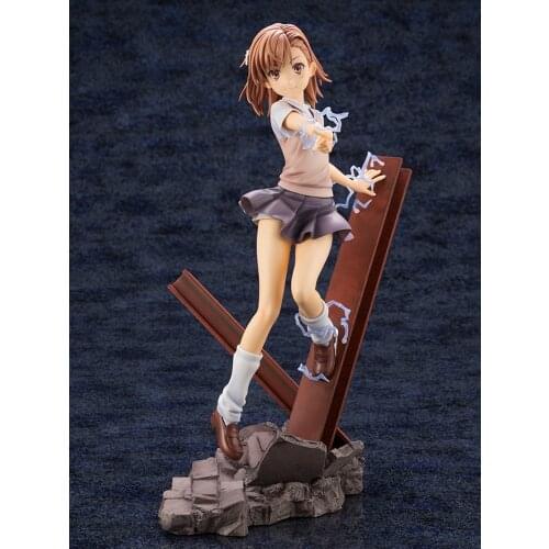 Original Sega LPM Figure Electro Master Toaru Kagaku no Railgun Mikoto Misaka Mikoto PVC Action Figure Collectible Model Toys
