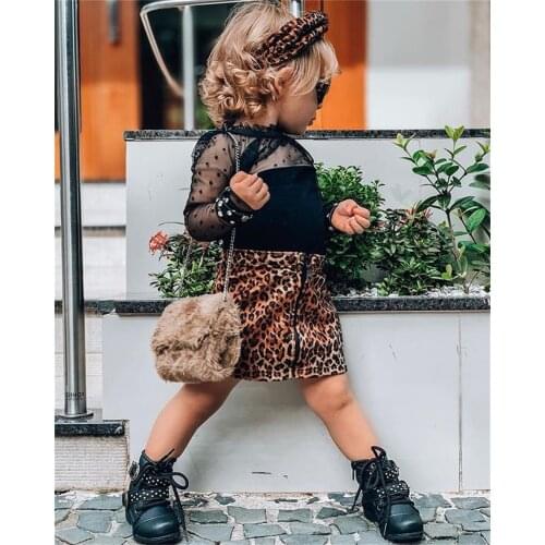 2021 Autumn Girl Suit Long-Sleeved Top+Skirt Children 2-Piece Sportswear Baby Girl Clothes Suit 2-Year-Old Baby Clothes