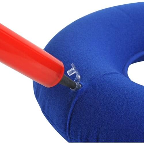 1pcs Hip Support Medical Hemorrhoid Seat Pad Massage Cushion with Pump New Support Inflatable Ring Round Pillow Donut Chair Pad