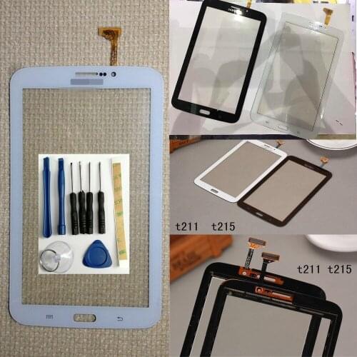 Shyueda 100% New For Samsung Galaxy Tab 3 7.0 3G T211 T215 Outer Front Glass Touch Screen