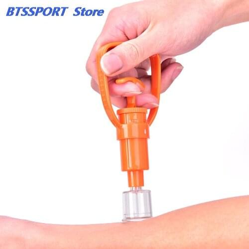 Outdoor Survival Rescue Emergency Safety Tool Venom Extractor First Aid Kit Wild Vipers Bees Biting Venom Vacuum Extractor Pump