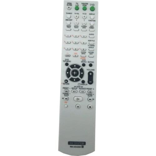 RM-ADU005 Remote control for Sony DVD Home Theater System DAV-DZ630 HCD-DZ630 DAV-HDX265