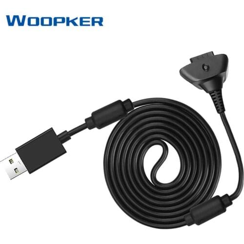 1.5m usb charge cable for xbox 360 wireless controller charging cable gamepad joystick power supply adapter