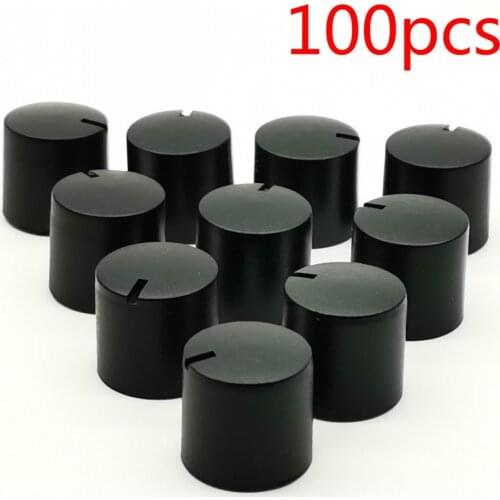 100PCS Potentiometer Plastic Knob 13x14MM Volume Control Rotary Encoder Knobs Volume Switch Knob