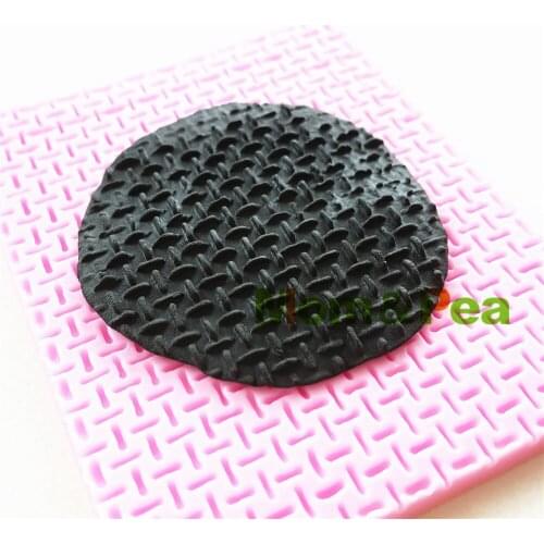 Mom&Pea 1061 Free Shipping Steel Mesh Shaped Silicone Mold Cake Decoration Fondant Cake 3D Mold Food Grade