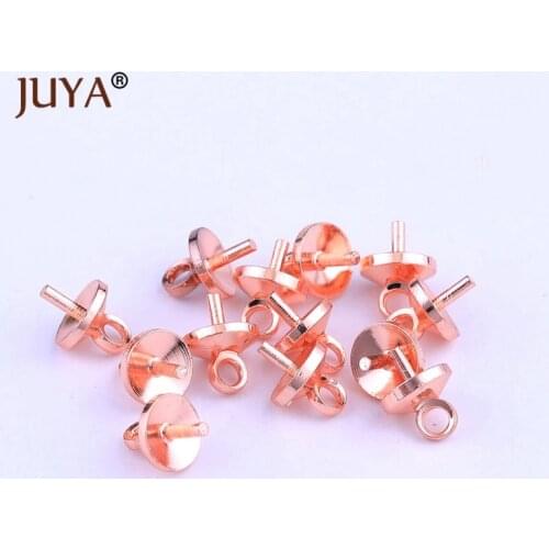 ACCESSORIES FOR JEWELRY High Quality Copper Material Pearl Mounting Pearl Bead Caps Beads Findings Jewelry making 20 PCS