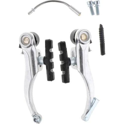 Aluminum Alloy Mountain Road Bike Bicycle V Brake Caliper Brakes Replacement with Mounting Washers Screws