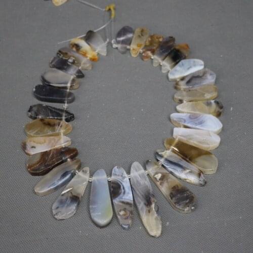 White Black Slice Beads Point Pendant, Necklace Finding, 2017 Freeshipment Super Popularity European Fashion Jewelry for Women