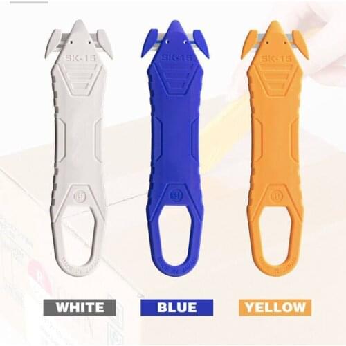 Safe Unpacking Cutting Tool Multifunction Mini Unpack Paper Cutter Knife Courier Unpacking Knife Safe Household Utility Knife